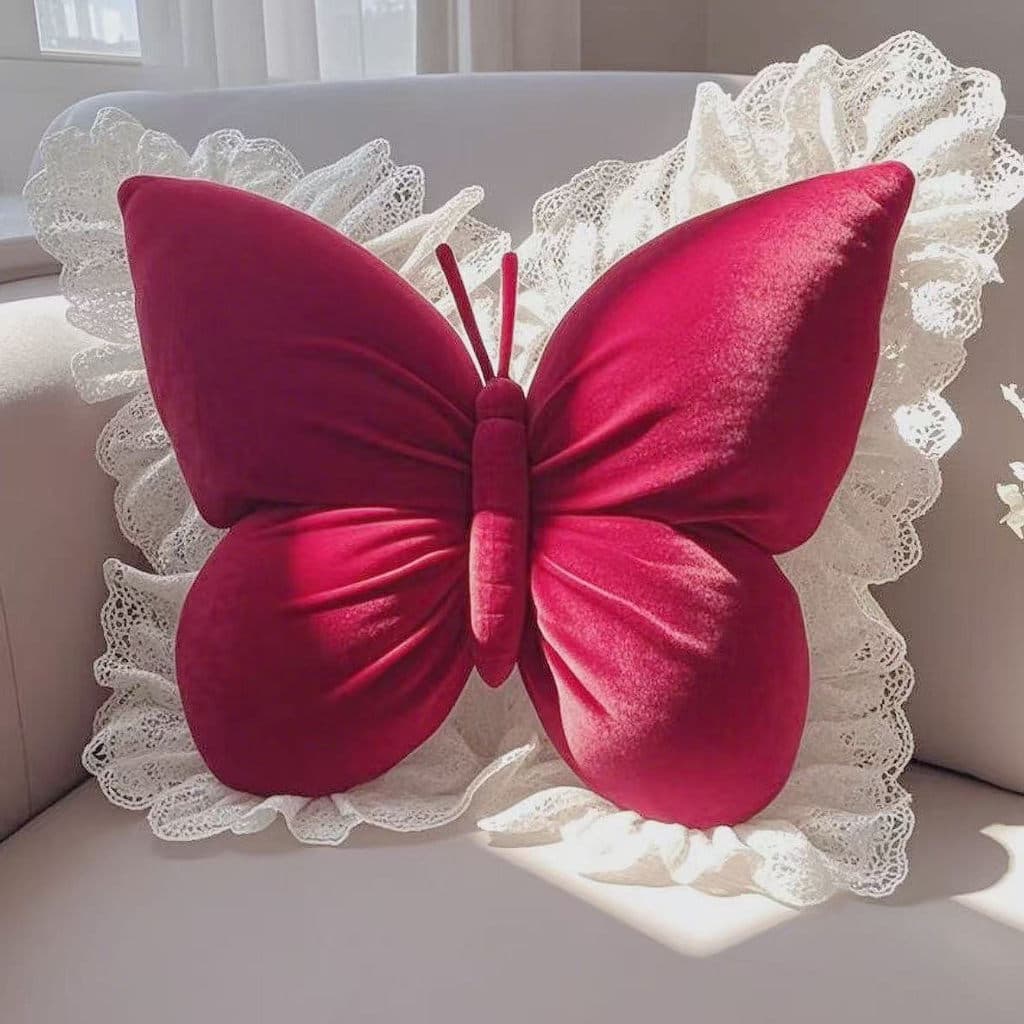 Princesa borboleta escritório travesseiro sala de estar Bowknot quarto carro sofá almofada casa novo estilo travesseiro