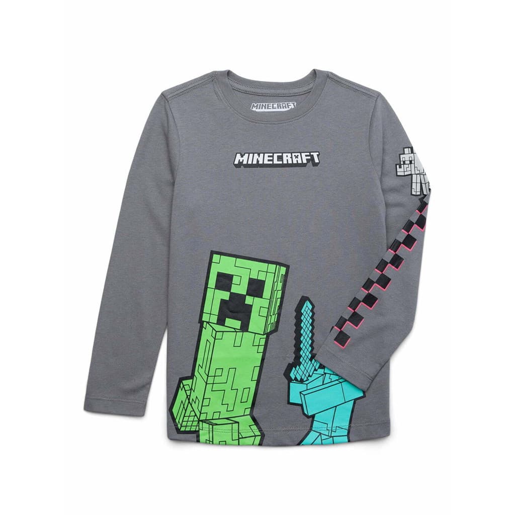 Camiseta manga longa Minecraft