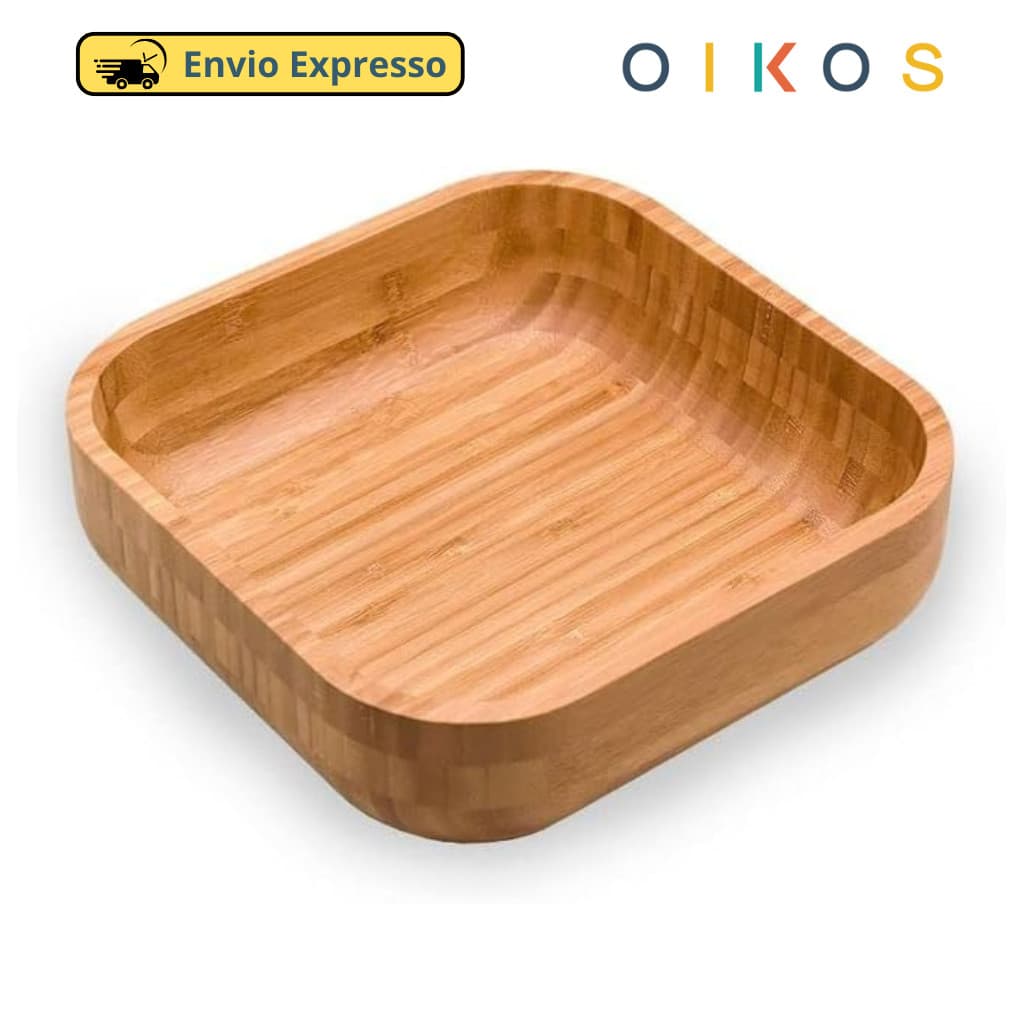Bowl Em Bambu Quadrado - Oikos