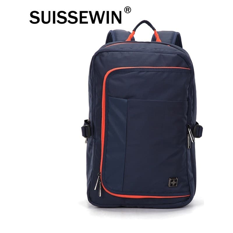 Swiss SUISSEWIN Novo produto de grande capacidade versão coreana na moda armazenamento repelente de água delicado mascul