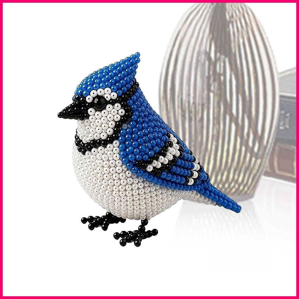 Pequeno 3D Frisado Animal DIY Kit Pássaro Miçangas Para Alívio Do Estresse Artesanal Artesanato Conjunto Iniciantes cond