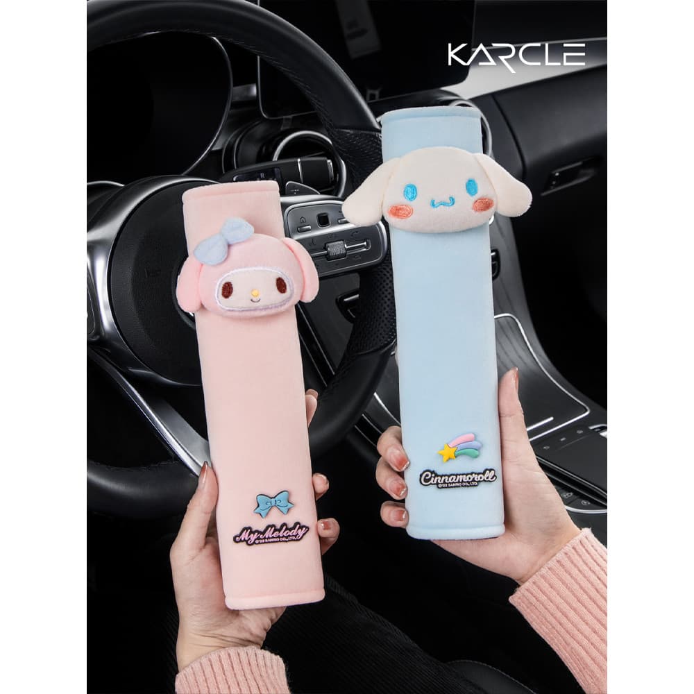 Canela cão cinto de segurança do carro capa bonito dos desenhos animados capa ombro Sanrio único Interior do carro supri