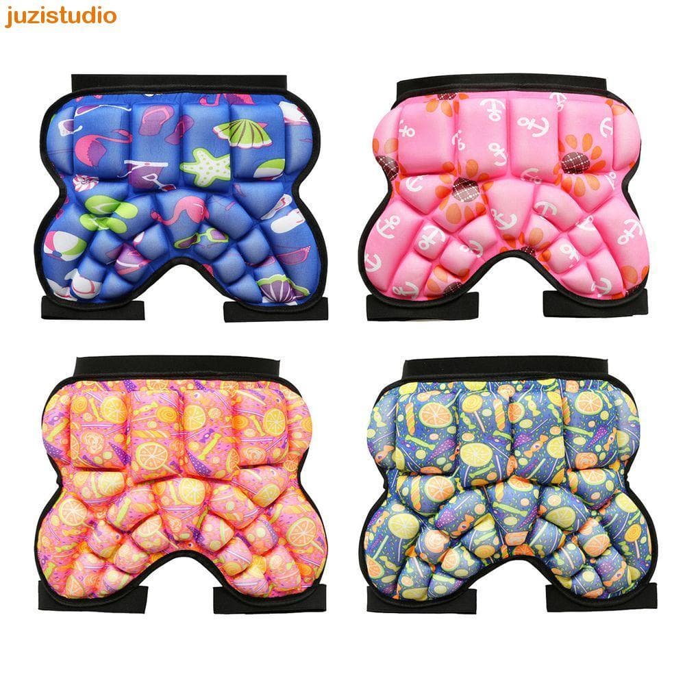 JUZISTUDIO Calças Curtas 3D Acolchoadas Almofadas De Quadril Intensificador De Bunda Falsa Equipamento De Proteção Almof