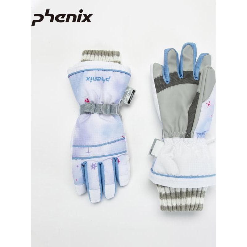Phenix Phoenix SKi Série Competitiva Quente Engrossado À Prova de Vento À Prova de Frio Esportes Crianças Luvas de Esqui