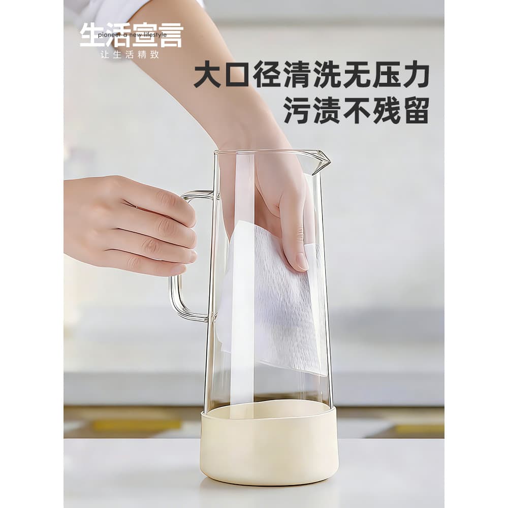 Garrafa de vidro de qualidade alimentar, alto teor de borosilicato, resistente a altas temperaturas, alta aparência, gra