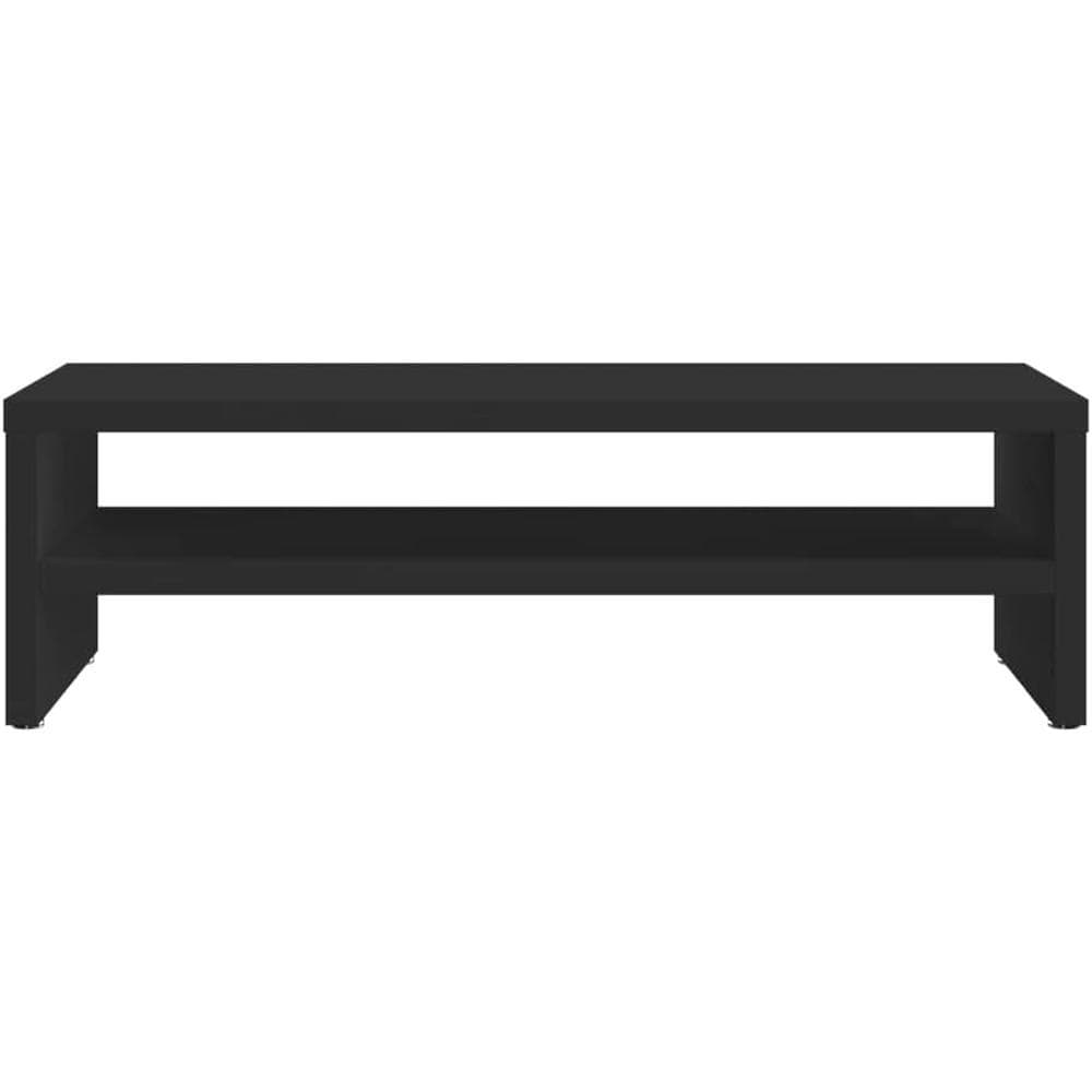 Suporte Base de Mesa para Monitor TV Notebook com Prateleira Multivisão Step Pr Preto