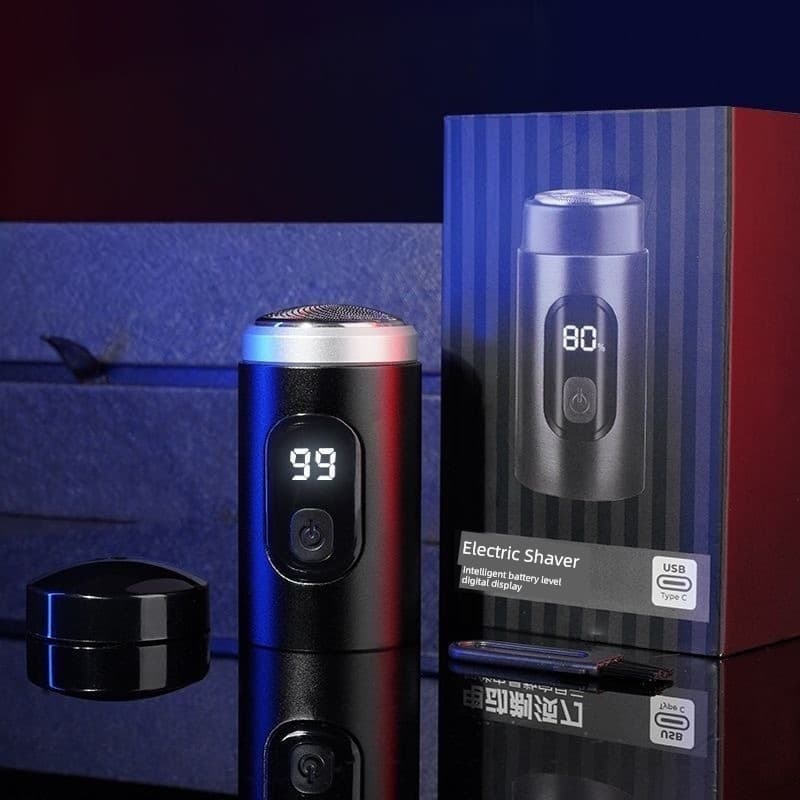 barbeador eletrico masculino Novo Barbeador elétrico carro masculino portátil recarregável liga faca de barba automática