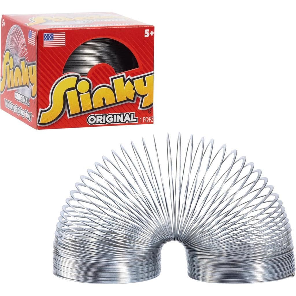 Brinquedo original de mola, mola de metal com diâmetro de 2,75 polegadas, brinquedo para alívio do estresse.