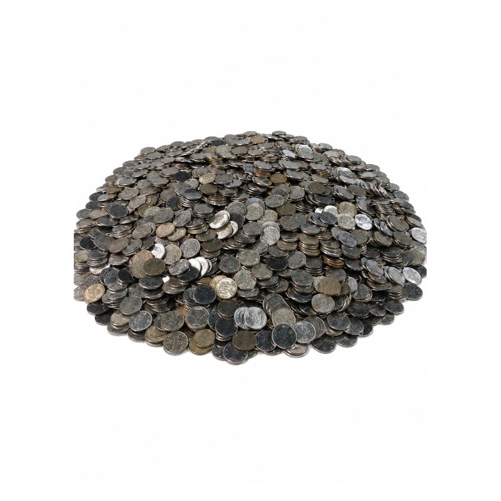 Lote 3 kg Moedas Brasileiras Aço Inox Não Garimpadas Coleção