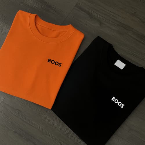 Kit 2 Camisetas Masculinas Estampadas Bo.o Algodão Premium Fio 30.1, Casual e Confortáveis