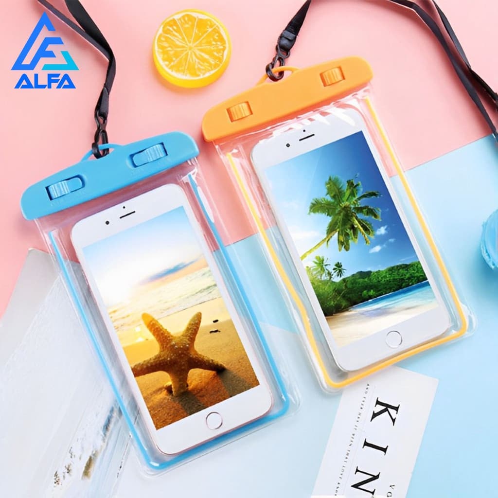 Kit De Capa De Celular À Prova D'água Transparente Universal