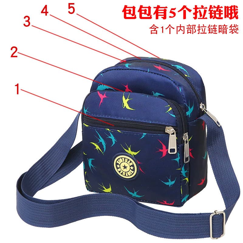 Novas bolsas femininas para feiras de rua e mercados noturnos, bolsas de tecido floral para pessoas de meia-idade e idos