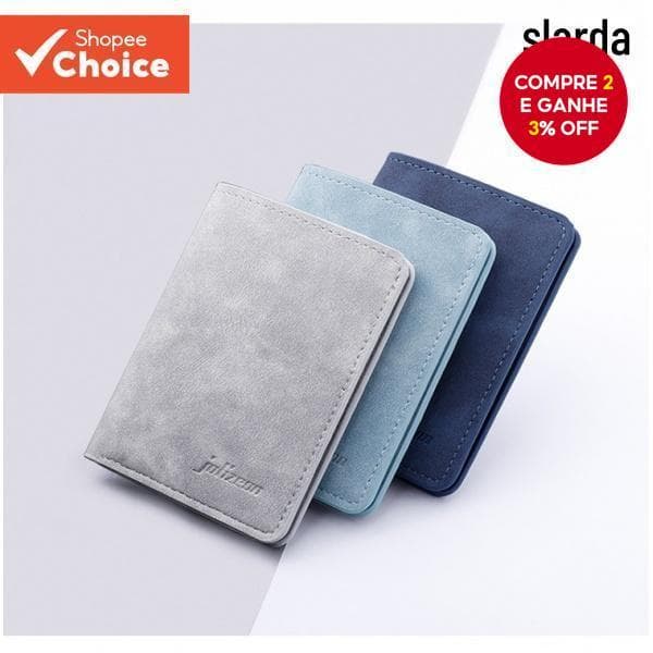 Mini Porta-Cartões Macho Ultra-Thin Multifuncional Carteira De Motorista Couro Multi-Cartão Id Vertical Fêmea