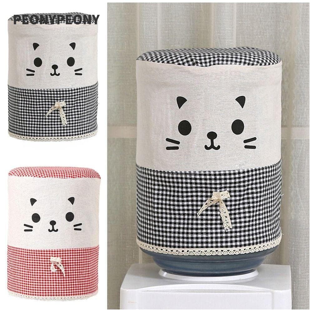 PEONY 1 Unidade De Capa Para Dispensador De Água , Manga De Balde Reutilizável Com Padrão De Gato , Universal Contra Poe