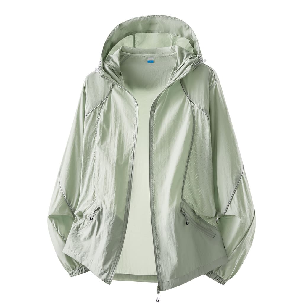 Pica-pau Super lindo protetor solar de seda gelo roupas femininas verão ao ar livre UPF50 + pequeno protetor solar roupa