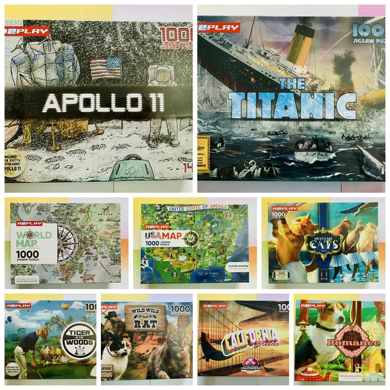 Pedido Original A2play brinquedo educativo quebra-cabeça 1.000 peças Meia pronto estoque estilo clássico Titanic uma peç