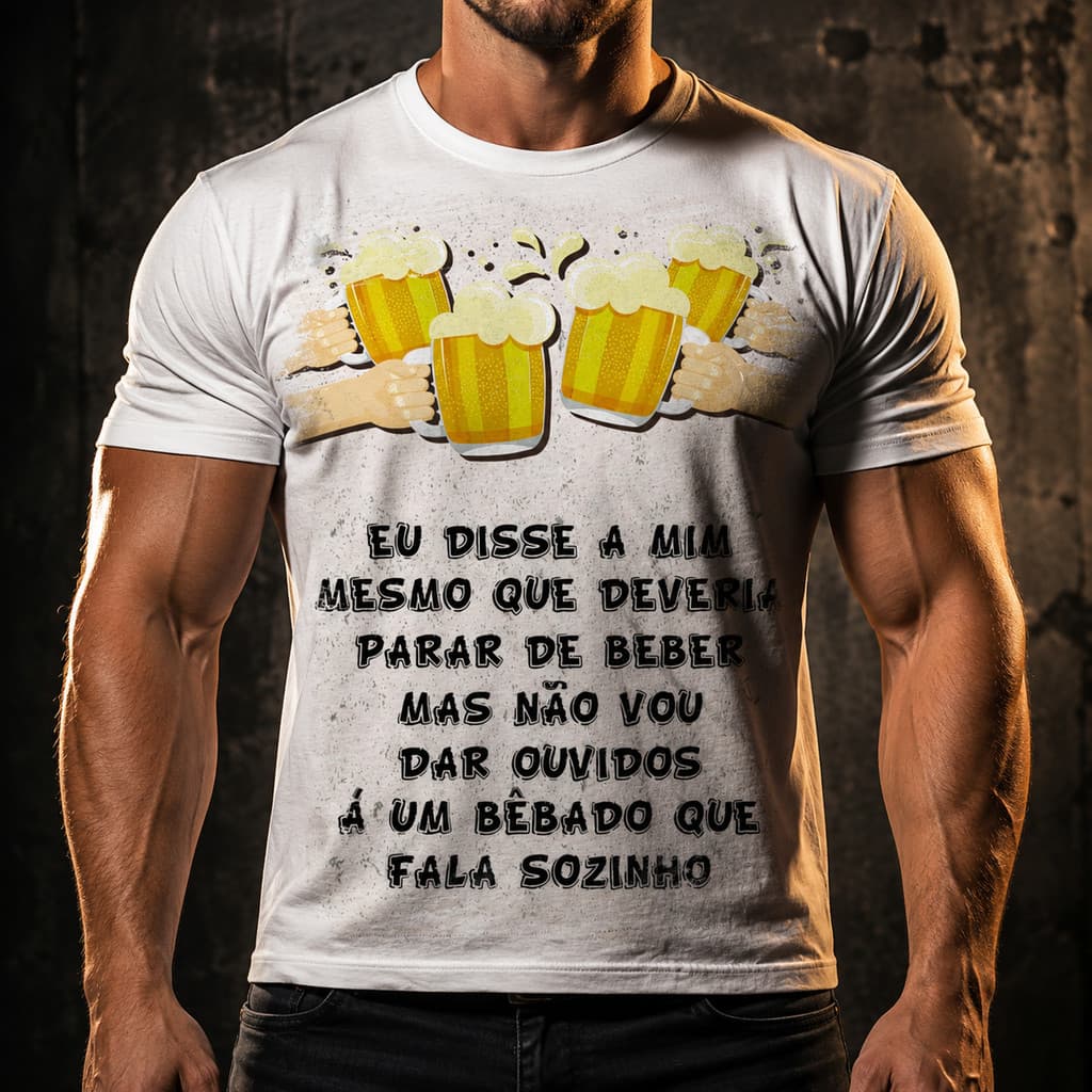 Camisa Camiseta Masculina  cerveja lover frases carnaval 2022  ref 01
