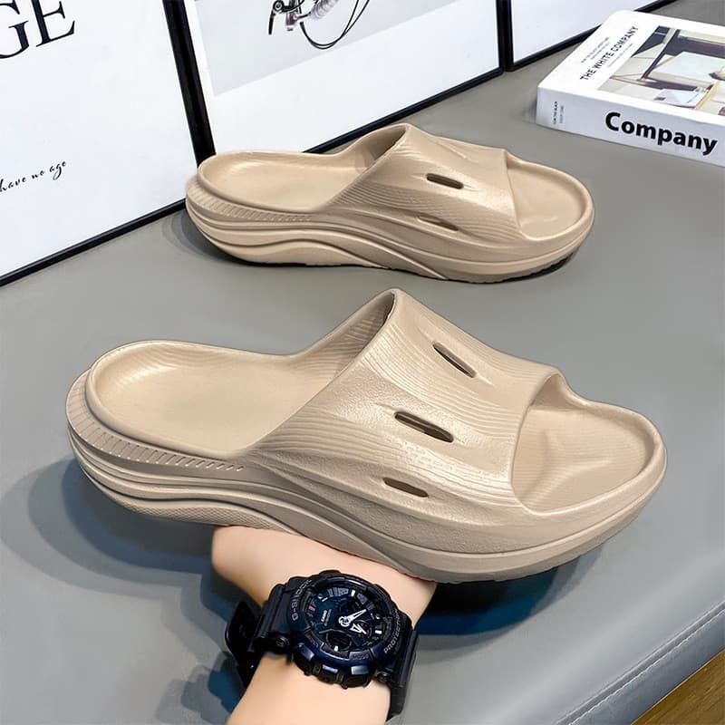 Cross-Border novo estilo chinelos masculinos verão de sola grossa sandálias masculinas casuais interior merda-piso Flip