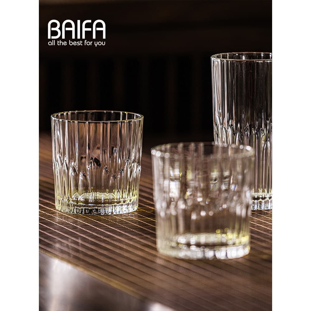 Copo de boca de vidro transparente de camada única, copo de cerveja, copo de vinho, uísque, resistente ao calor, de