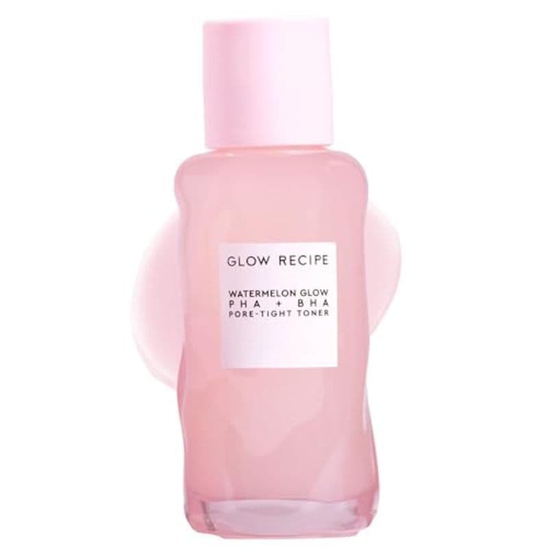 Glow Recipe PHA + BHA Toner Facial , Esfoliante Coreano Para Poros , Químico Suave + Hidratante , Melancia , Água De Cac