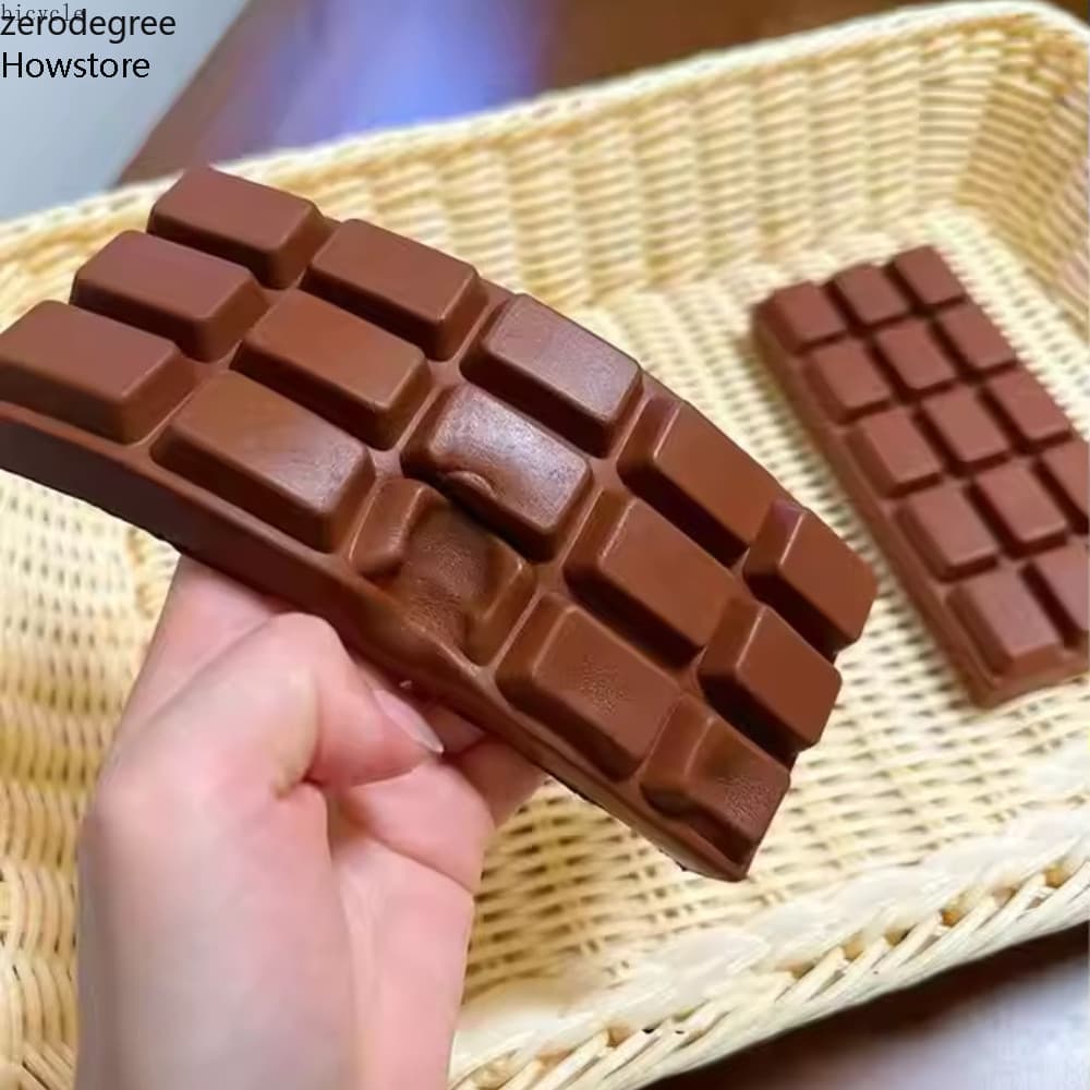 2026 Chocolate Squishy Lento Rising Squeeze Toy Recuperação Lenta Comida Fidget Presente De Liberação De Estresse