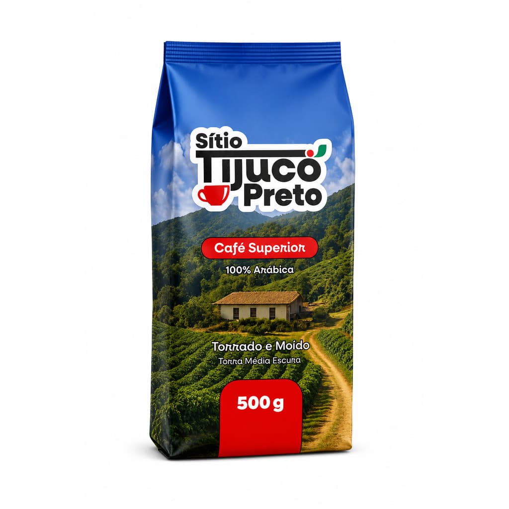 Café Superior Sítio Tijuco Preto 500g 100% Arábica Torrado e Moído Torra Média Escura