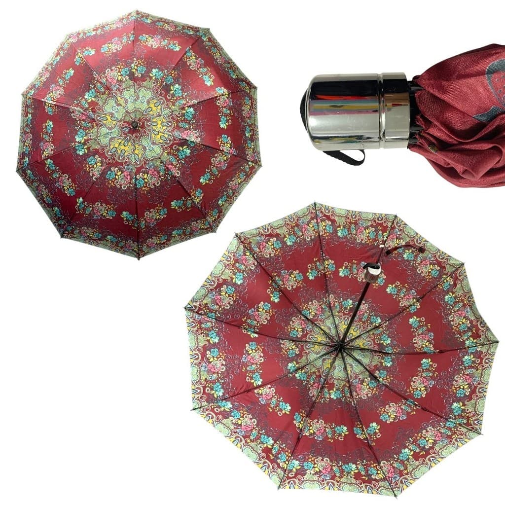 Guarda-Chuva Dobrável Automático Estampado Grande 120cm Resistente