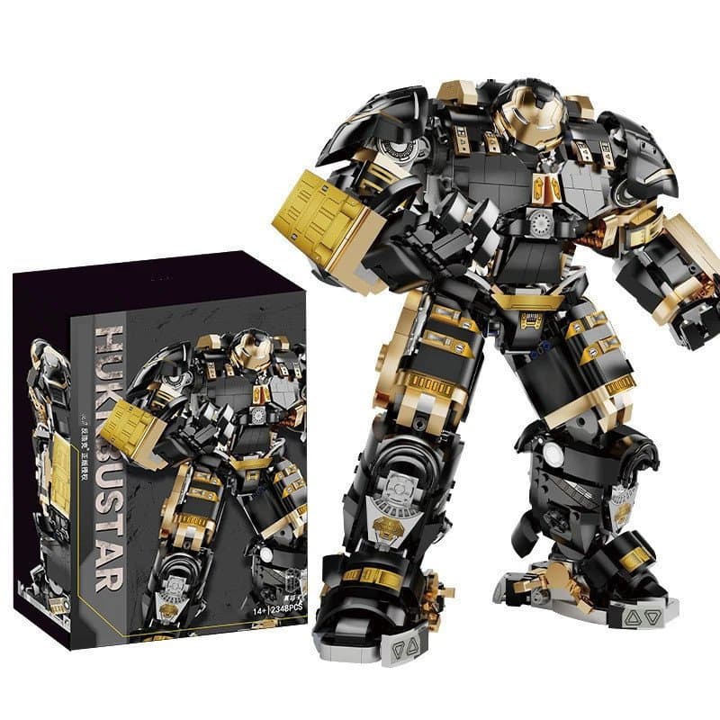 Mais de 2300 peças de blocos de montar do Hulk Buster da Marvel, brinquedos de robôs de ação do Homem de Ferro, modelos