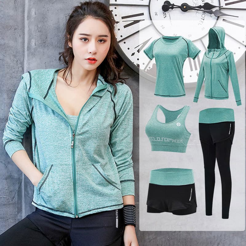Yoga Wear terno esportivo feminino ginásio primavera verão correndo profissional High-End roupas de secagem rápida influ