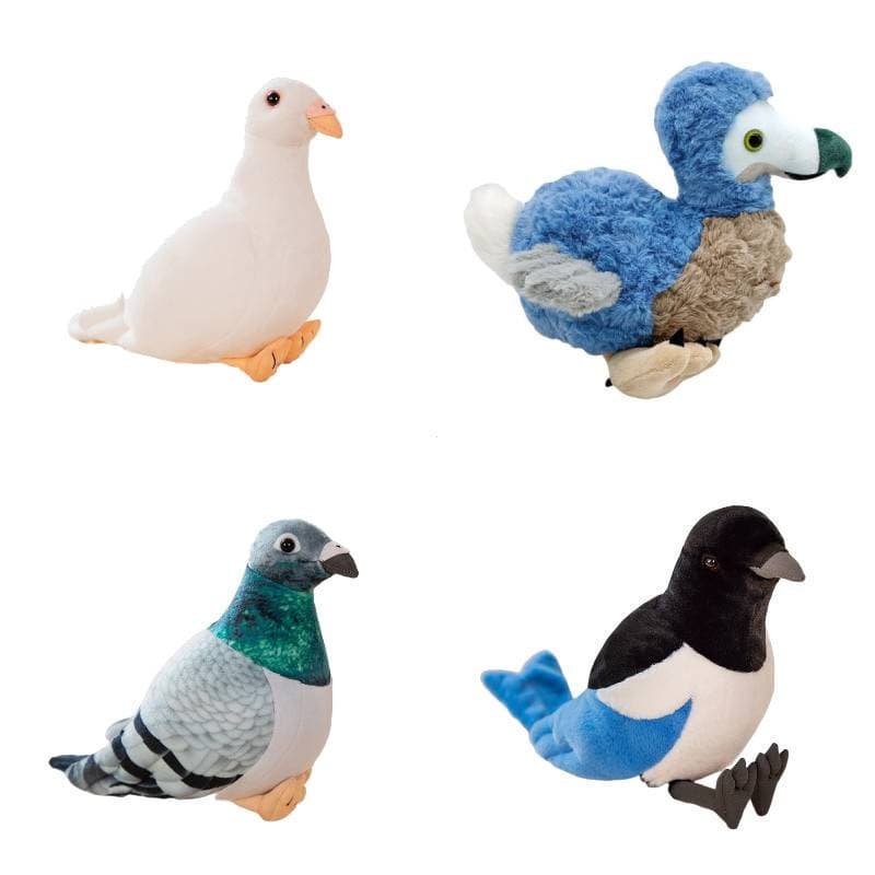 Pássaro de Pelúcia Fofo de 15/20cm para Decoração, Presente de Aniversário para Crianças