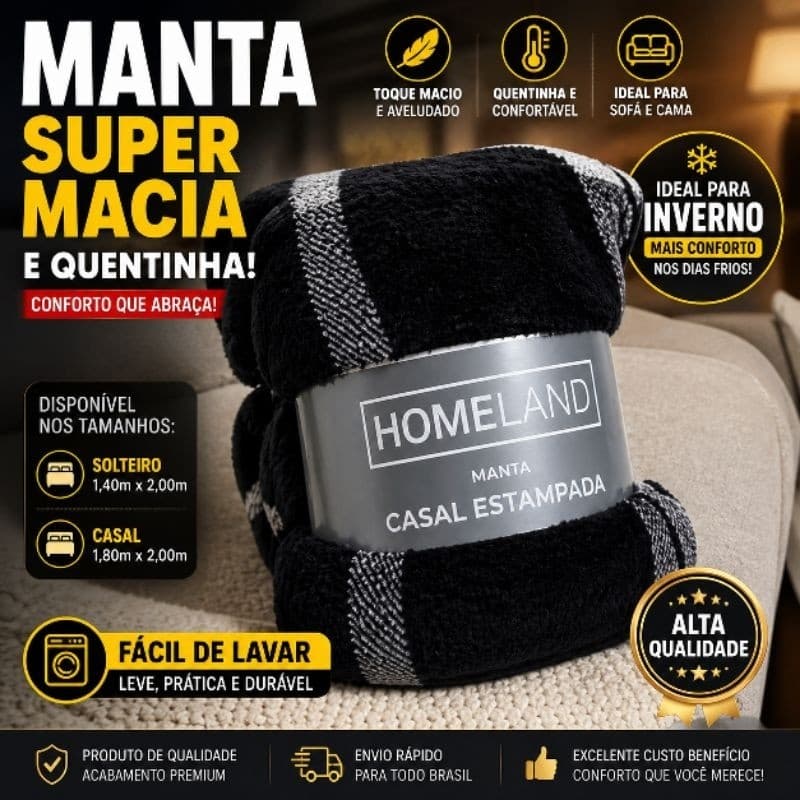 Manta Casal / Solteiro Microfibra Super Macia Cobertor Quentinho Inverno Sofá Cama Promoção