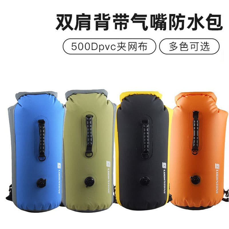 PVC ao ar livre saco à prova dwaterproof água Rafting rio rastreamento mochila saco de natação mochila inflável à prova