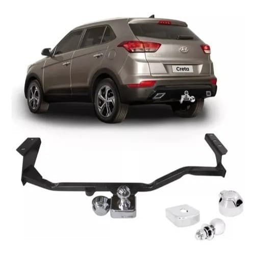 Engate Reboque Hyundai Creta 2017 a 2025 500kg Homologado