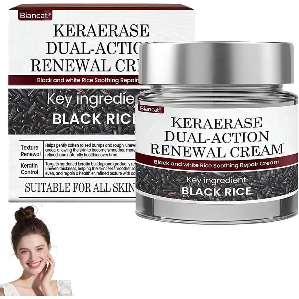 BiancatKeraErase rejuvenescimento da pele de dupla ação, firmeza avançada, BiancatArrozPreto, BranforSkin, firmeza e ant