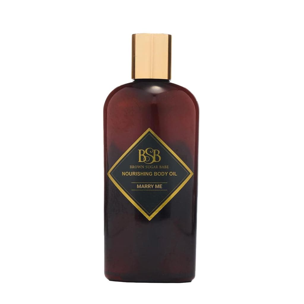Óleo Corporal Brown Sugar Babe Marry Me, Óleos Essenciais de Groselha Preta e Frésia, Óleo Perfumado Nutritivo para Mulh