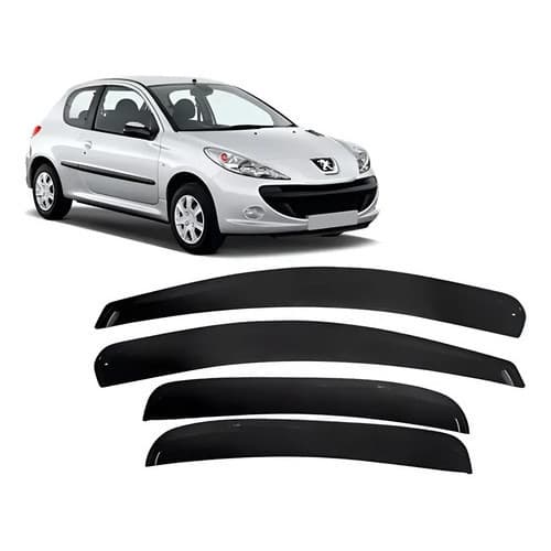 Calha De Chuva Defletor Peugeot 207 Todos 4 Portas Ecoflex