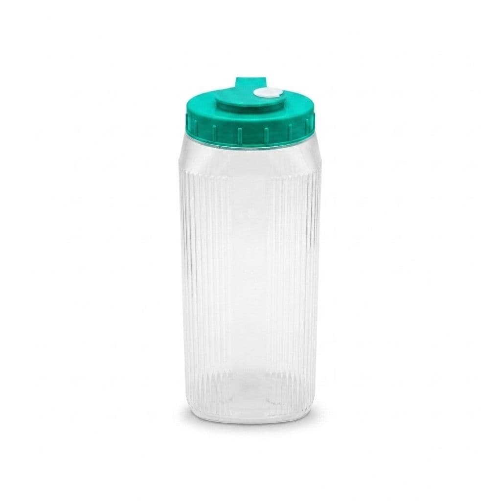 Garrafa Para Água Suco Geladeira 1 Litro Tampa Flip Top