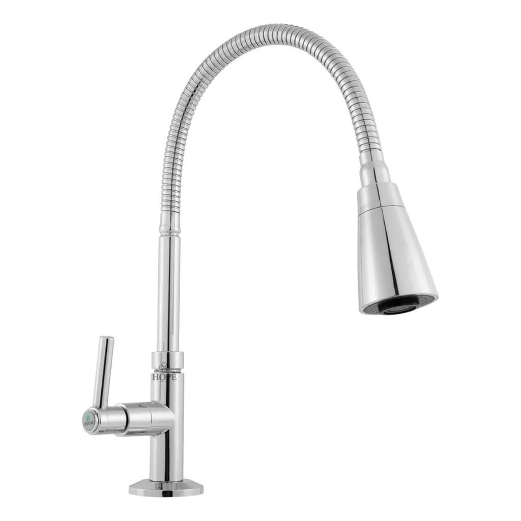 Torneira Gourmet Cozinha Bancada Pia Flexível 2 Jatos Abs