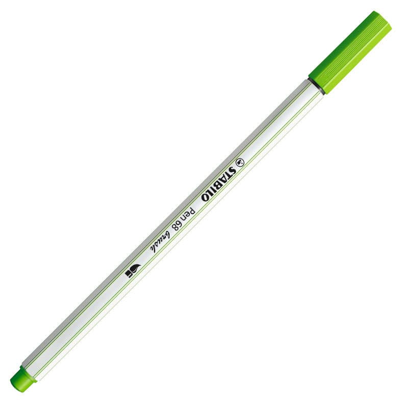 Caneta pincel Pen Brush Aquarelável 568/33 Verde Claro Stabilo