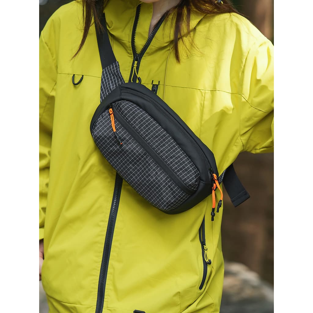 Multifuncional esportes ao ar livre saco de peito das mulheres dos homens grande capacidade leve à prova dwaterproof águ