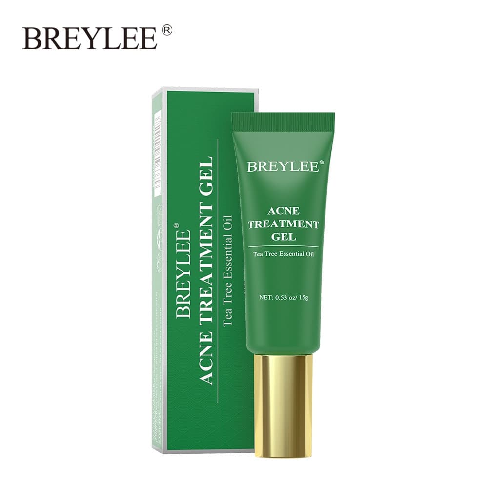 Gel de Tratamento para Acne BREYLEE, antibacteriano e anti-inflamatório, repara a pele profundamente e trata de forma ef