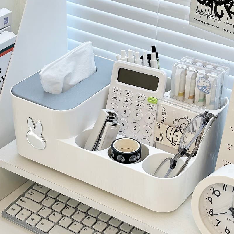 Caixa de tecido para casa, sala de estar, sala de jantar, mesa de centro, controle remoto, artigos diversos, armazenamen