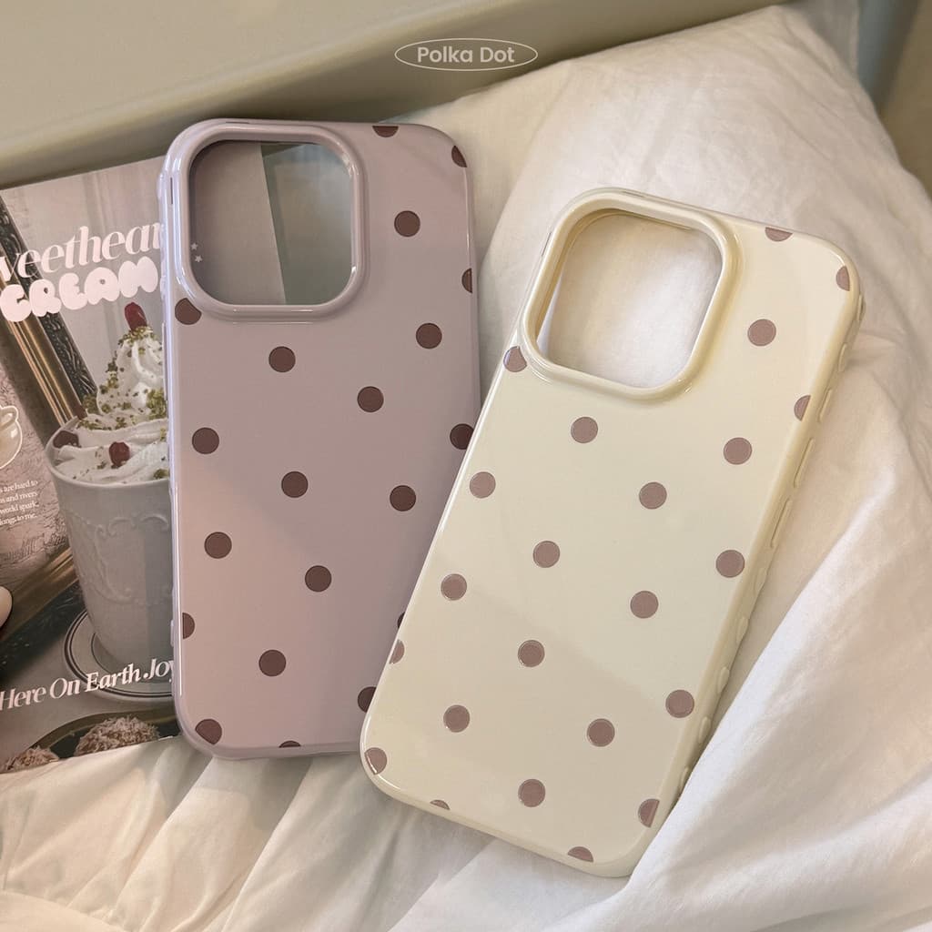 Retro ins estilo tela cheia bolinhas adequado para Apple 16 caso de telefone iphone17pro max tudo incluído 14 capa macia