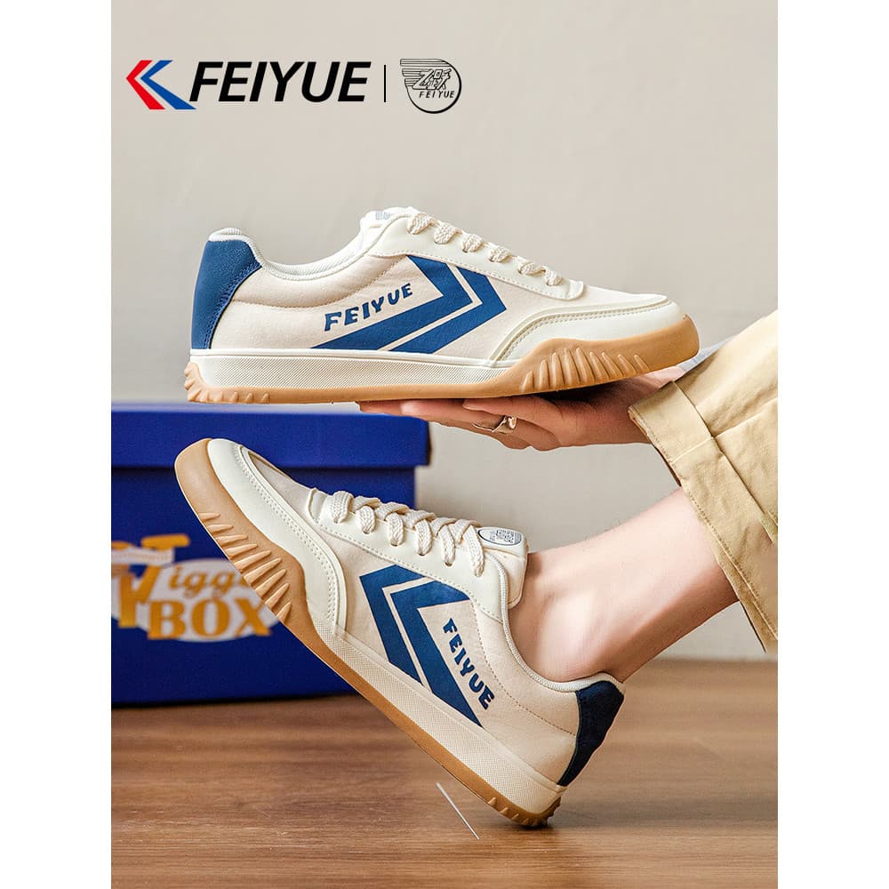 Feiyue/feiyue sapatos masculinos sapatos brancos 2026 primavera verão novo estilo de venda quente sapatos da moda casuai