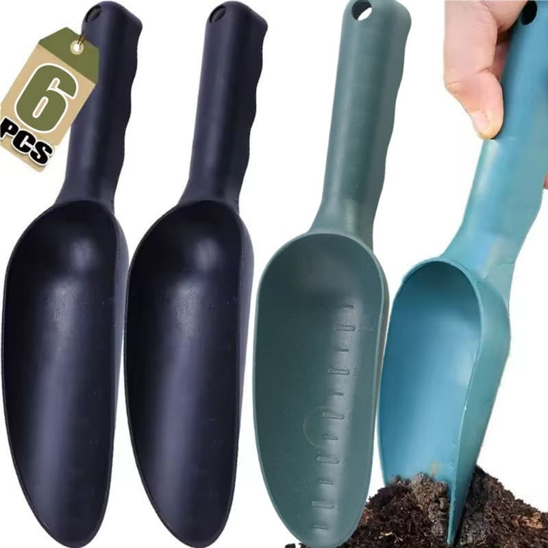 Pá De Plástico De Alta Resistência De 10-2 Unidades-Multiuso-Suprimentos De Jardim-Com Furo Para Pendurar-Ferramenta De