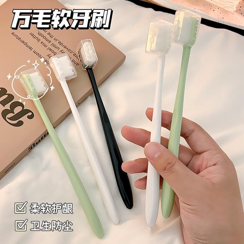 Escova de dentes japonesa masculina dedicada dez mil cabelos cerdas macias pacote familiar doméstico adulto ultrafino Su