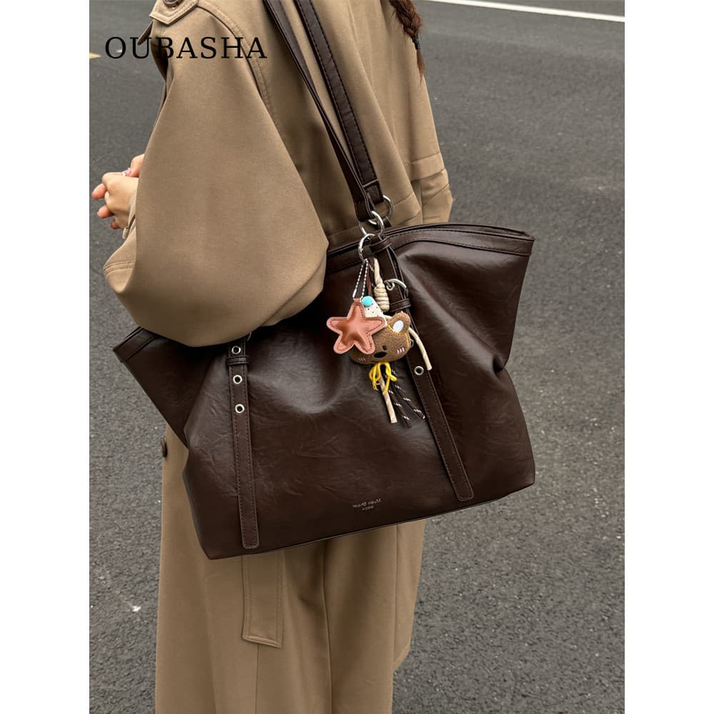 Bolsa de nicho de luxo leve feminina 2026 novo estilo Super quente bolsa de ombro de grande capacidade High-End trabalho