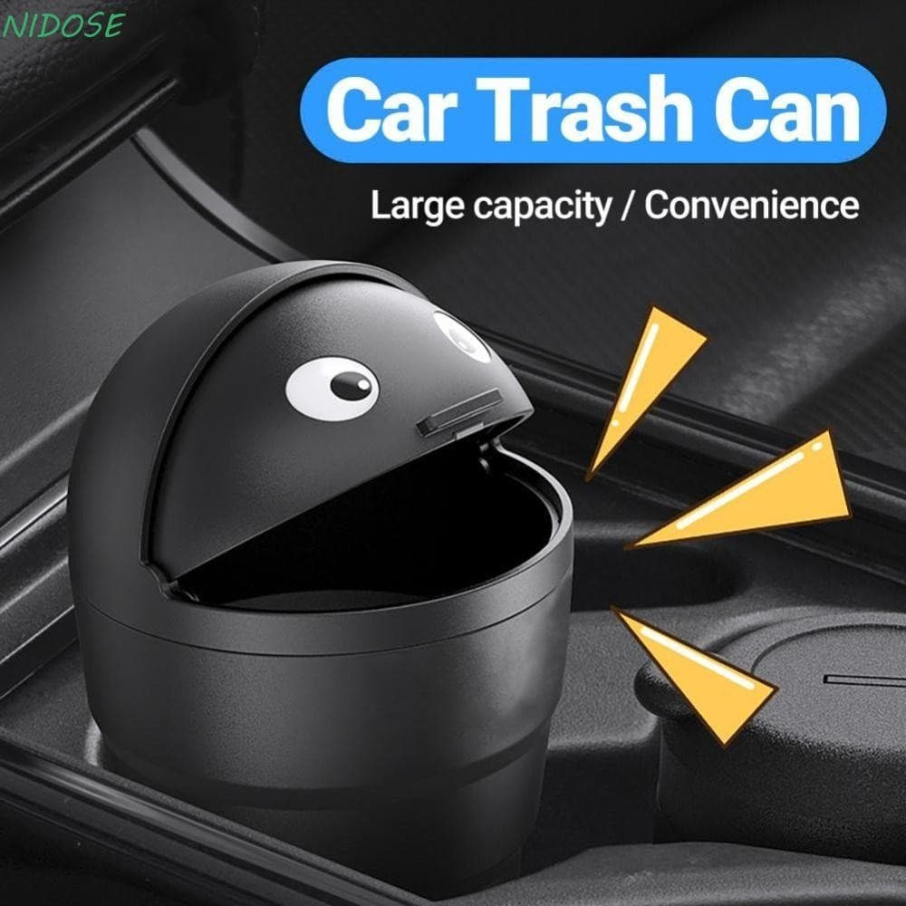 Lixeira De Carro NIDOSE Universal Car Moe Acessórios Para Com Tampa À Prova De Vazamentos
