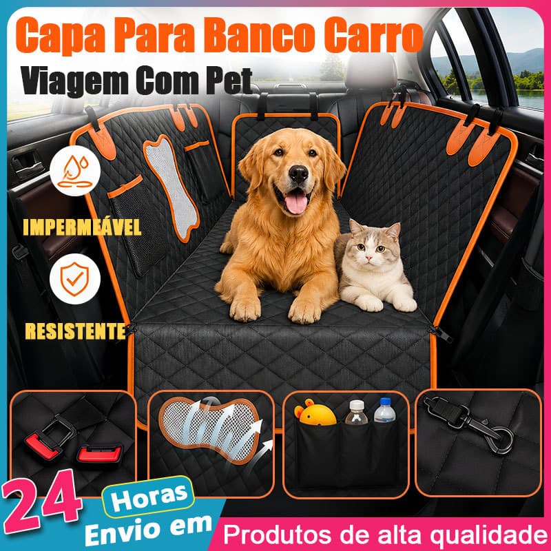 Capa Protetora Impermeável para Banco Carro - Anti-Rasgo, Fácil Limpar para Cães e Gatos