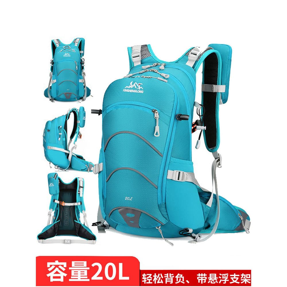 Saco de caminhada ao ar livre caminhadas mochila suporte suspenso sistema mochila leve das mulheres dos homens ciclismo